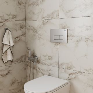 Клавиша смыва DQ Rhein DB1499002 Хром матовый